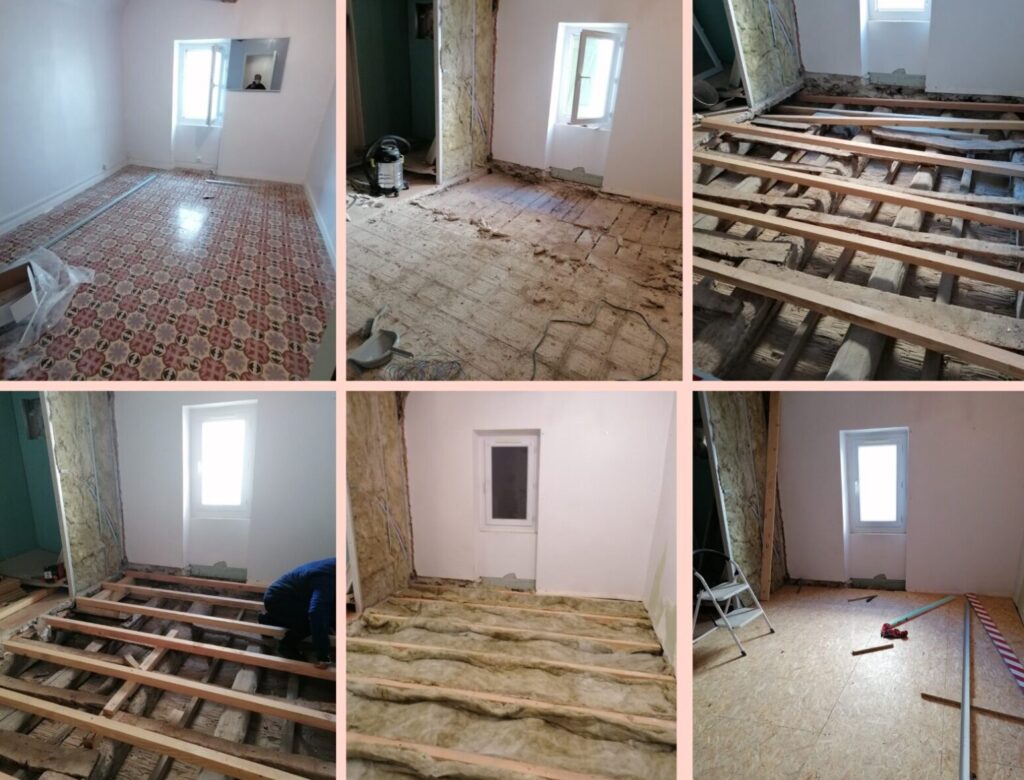 rénovation d'un plancher